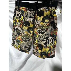 Batman Swim‎ Trunks Men's Size L NWT DC Comics
